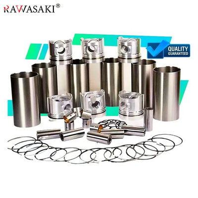 Koparka Doosan D1146 D1146T DE08 Cylinder silnika 65.01201-0050 Tłok 65.02501-0507 Zestawy wkładek